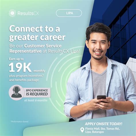 resultscx lipa salary|Customer Service Representative Salaries in the Philippines  .